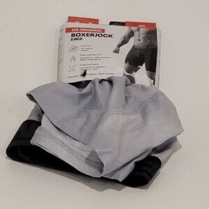 new without tags Under Armour BoxerJock 6 inch  Gray Size 4XL